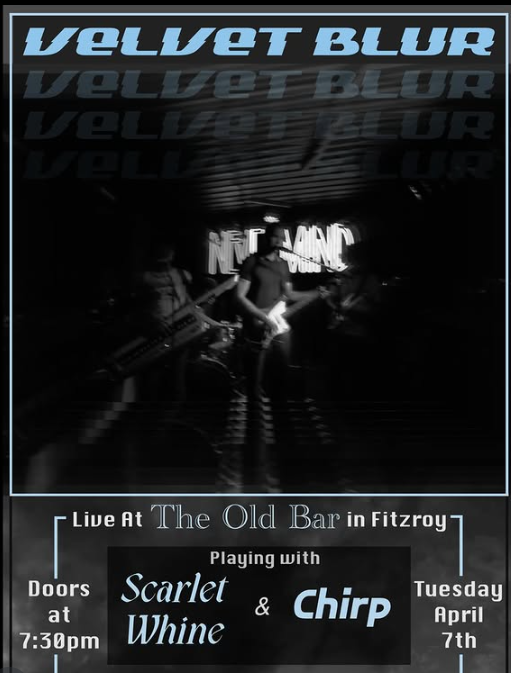 VELVET BLUR + CHIRP + SCARLET WHINE