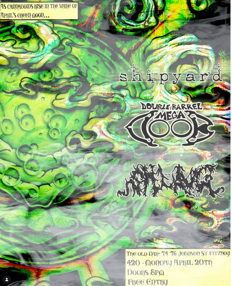 FREE ENTRY MORBID MONDAYS w/ SHIPYARD + DOUBLE BARREL MEGA DOOB + SHLAUGG