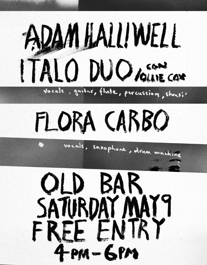FREE ENTRY ARVO SHOW w/ ADAM HALIWELL (MILDLIFE) + FLORA CARBO