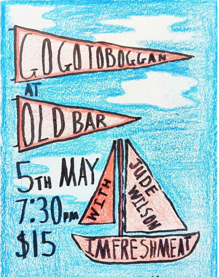 GO GO TOBOGGAN (Residency) + JUDE WILSON + FRESH MEAT