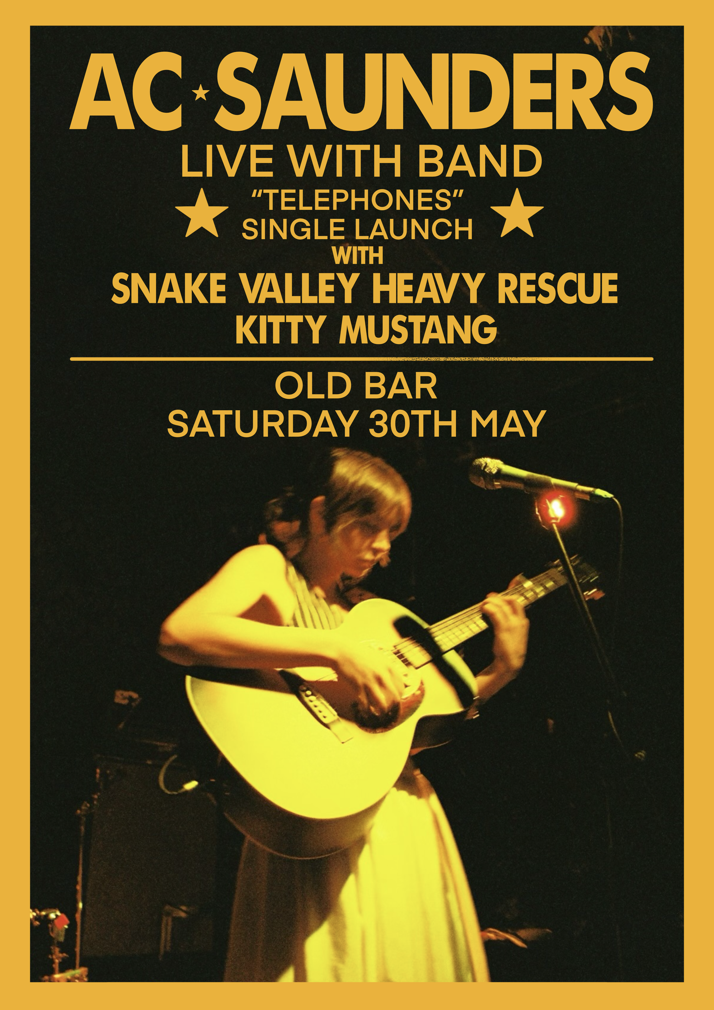 A.C. SAUNDERS + SNAKE VALLEY RESCUE CENTRE + KITTY MUSTANG