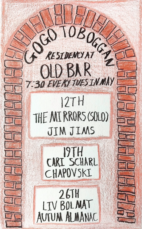 GO GO TOBOGGAN - residency + THE MIRRORS + THE JIM JIMS