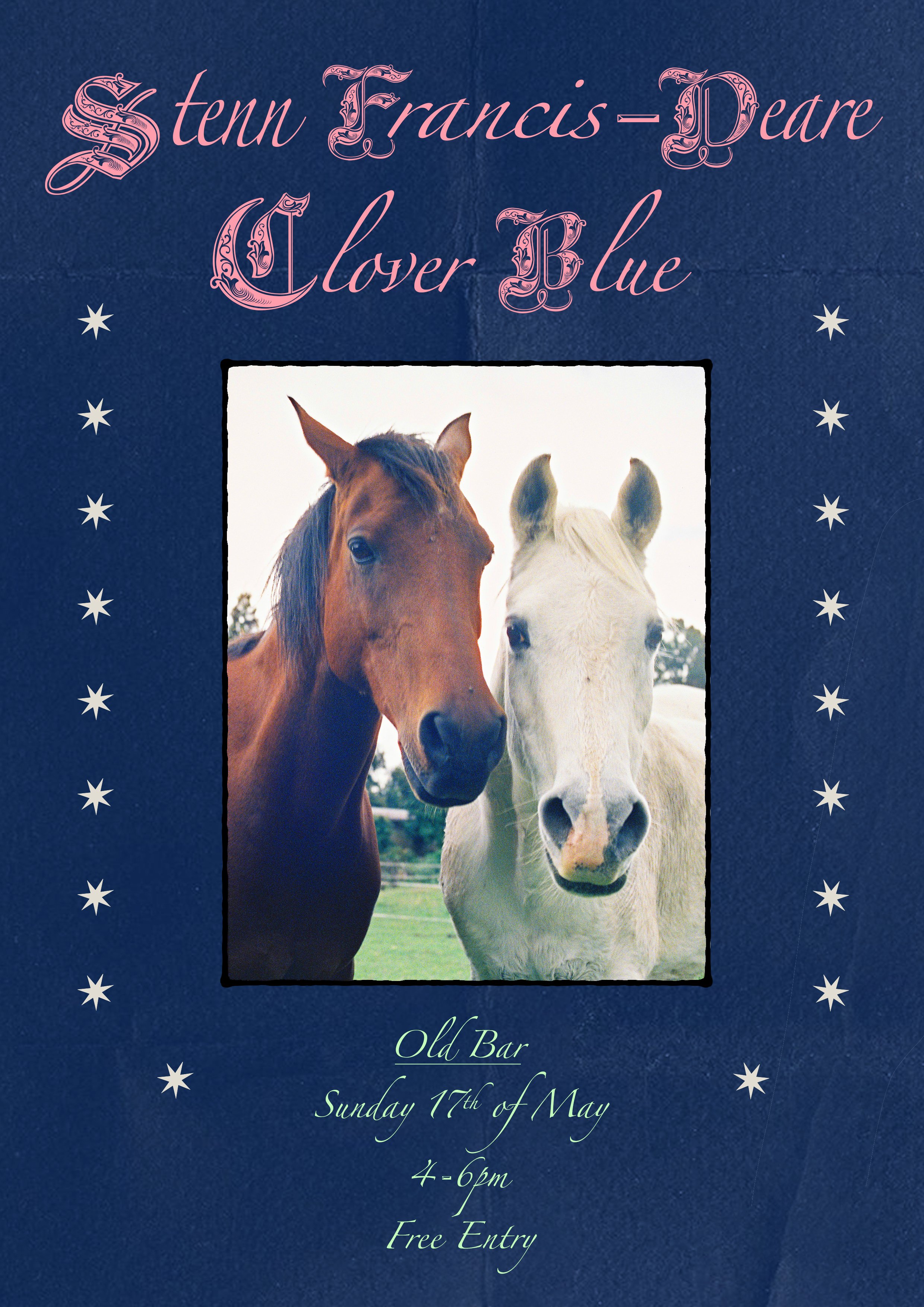 FREE ENTRY ARVO SHOW w/ STENN FRANCIS-DARE + CLOVER BLUE