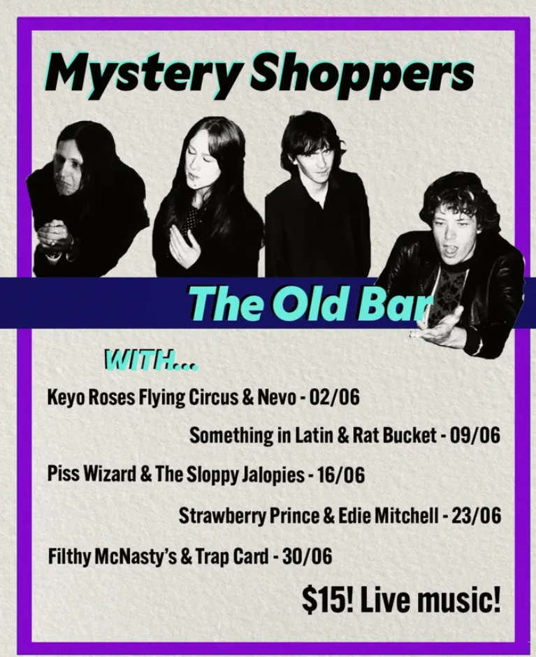 MYSTERY SHOPPERS - residency + FILTHY McNASTYS + TRAPCARD