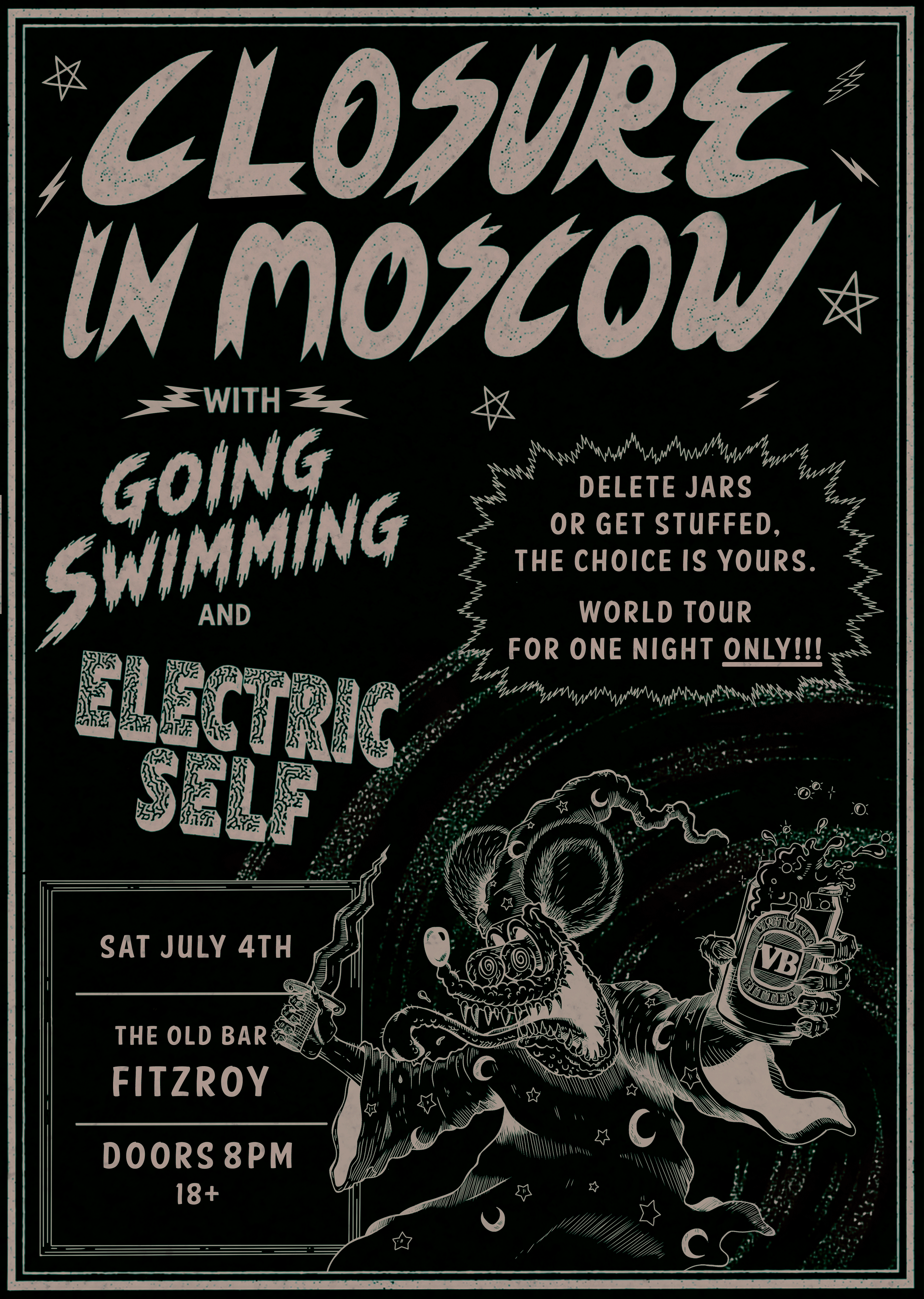 CLOSURE IN MOSCOW + GOING SWIMMING + ELECTRIC SELF