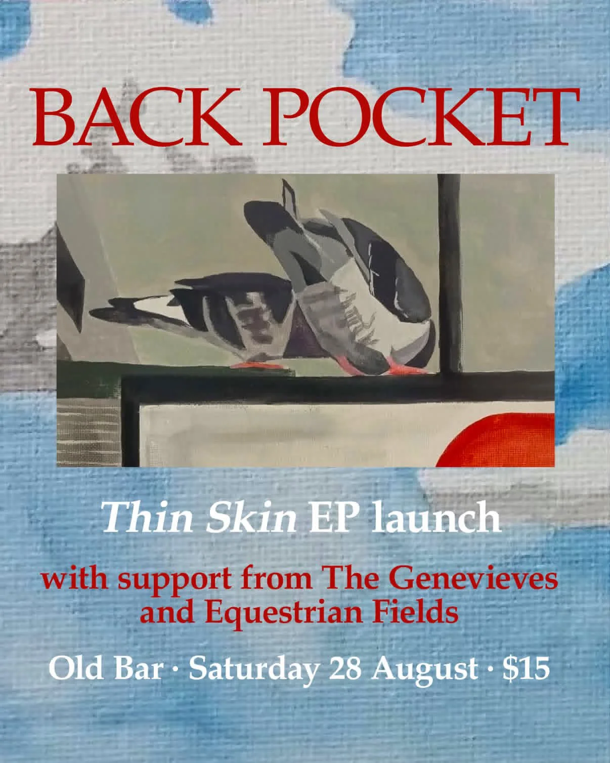 BACK POCKET _ launch + THE GENEVIEVES - launch + EQUESTRIAN FIELDS