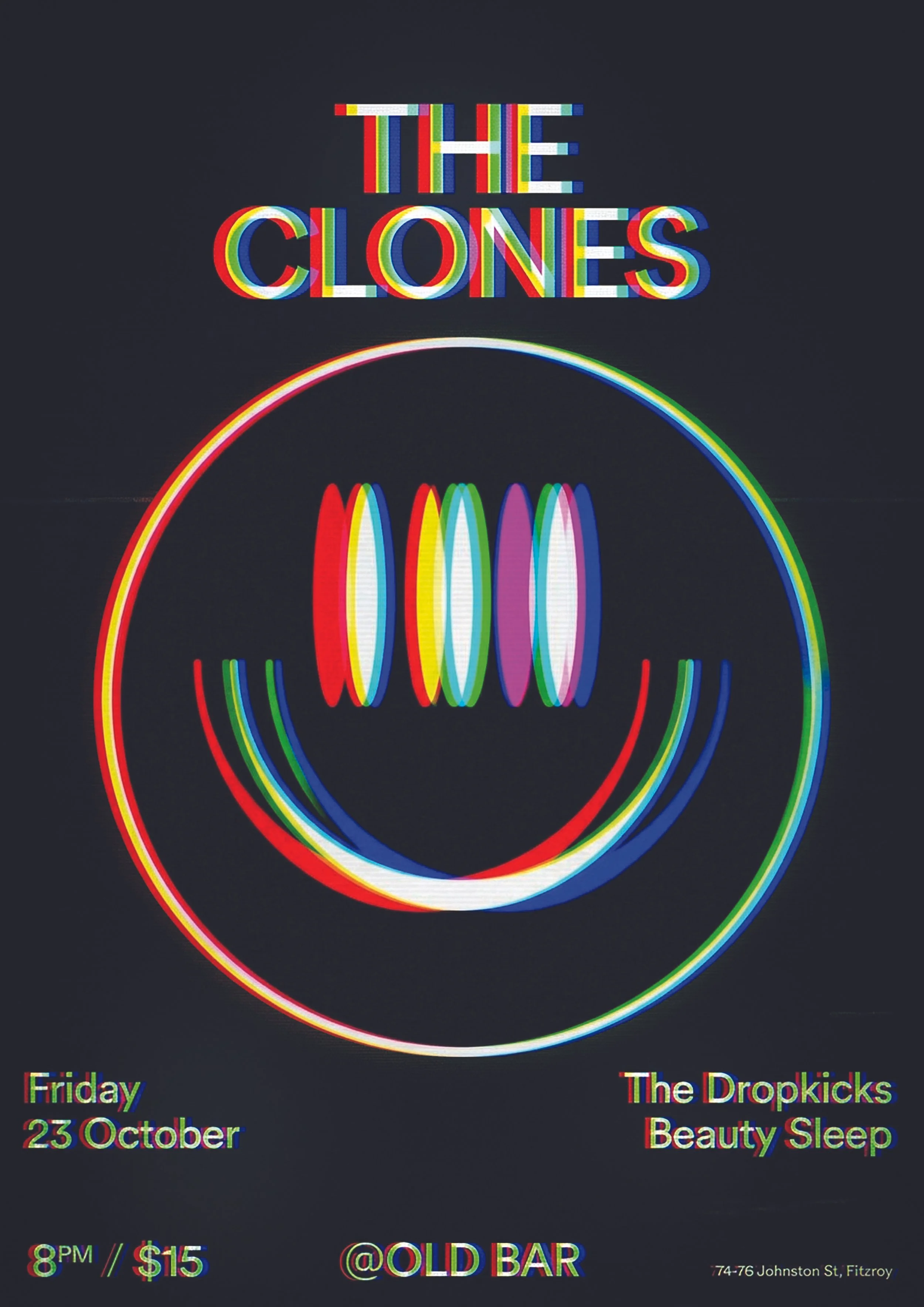 THE CLONES + THE DROPKICKS + BEAUTY SLEEP