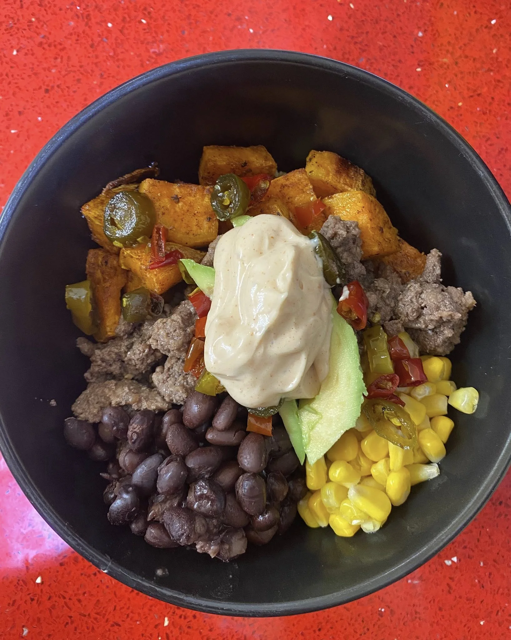 Sweet Potato and Black Bean Burrito Bowl