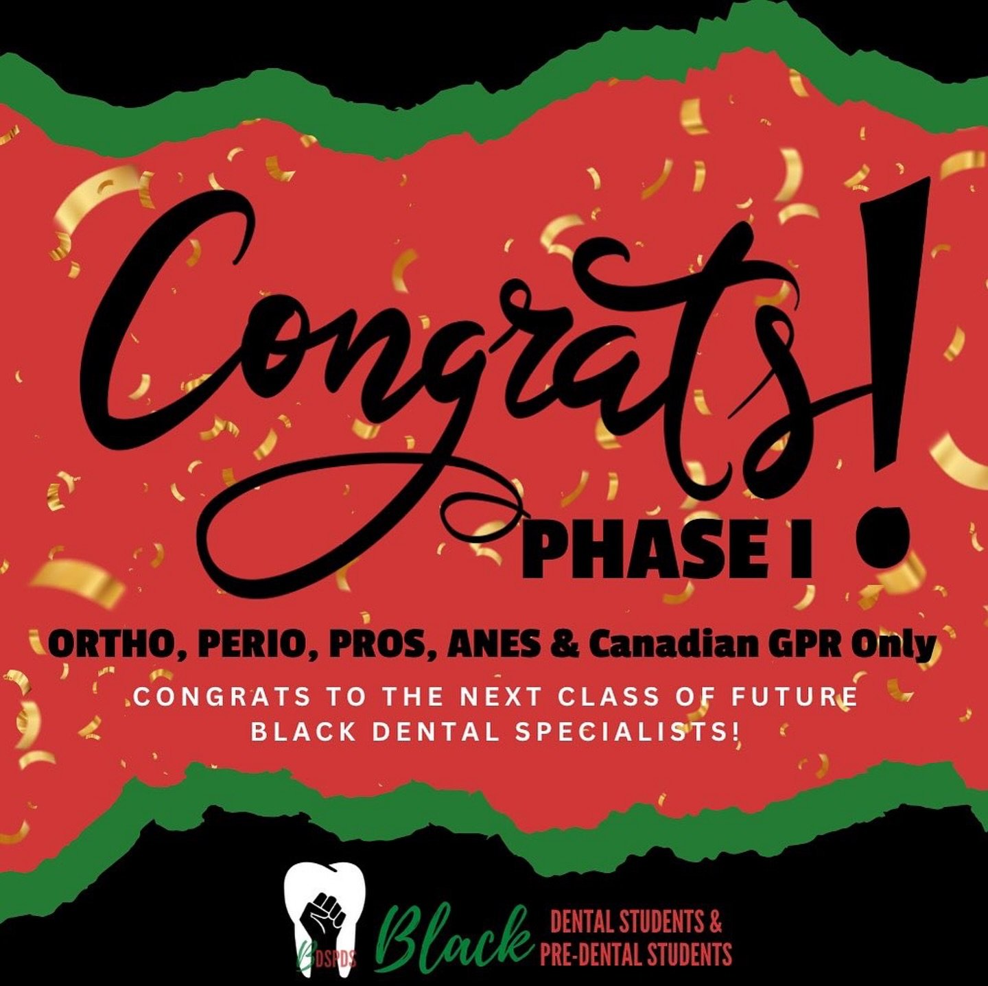 🚨‼️ LET&rsquo;S GO!!! &mdash; To all the Black Docs whose dreams have come true today&mdash;you deserve every bit of this moment. Your hard work and dedication has paid off and then some. Congrats to the newest future Black Dental Specialists! 👏🏽?