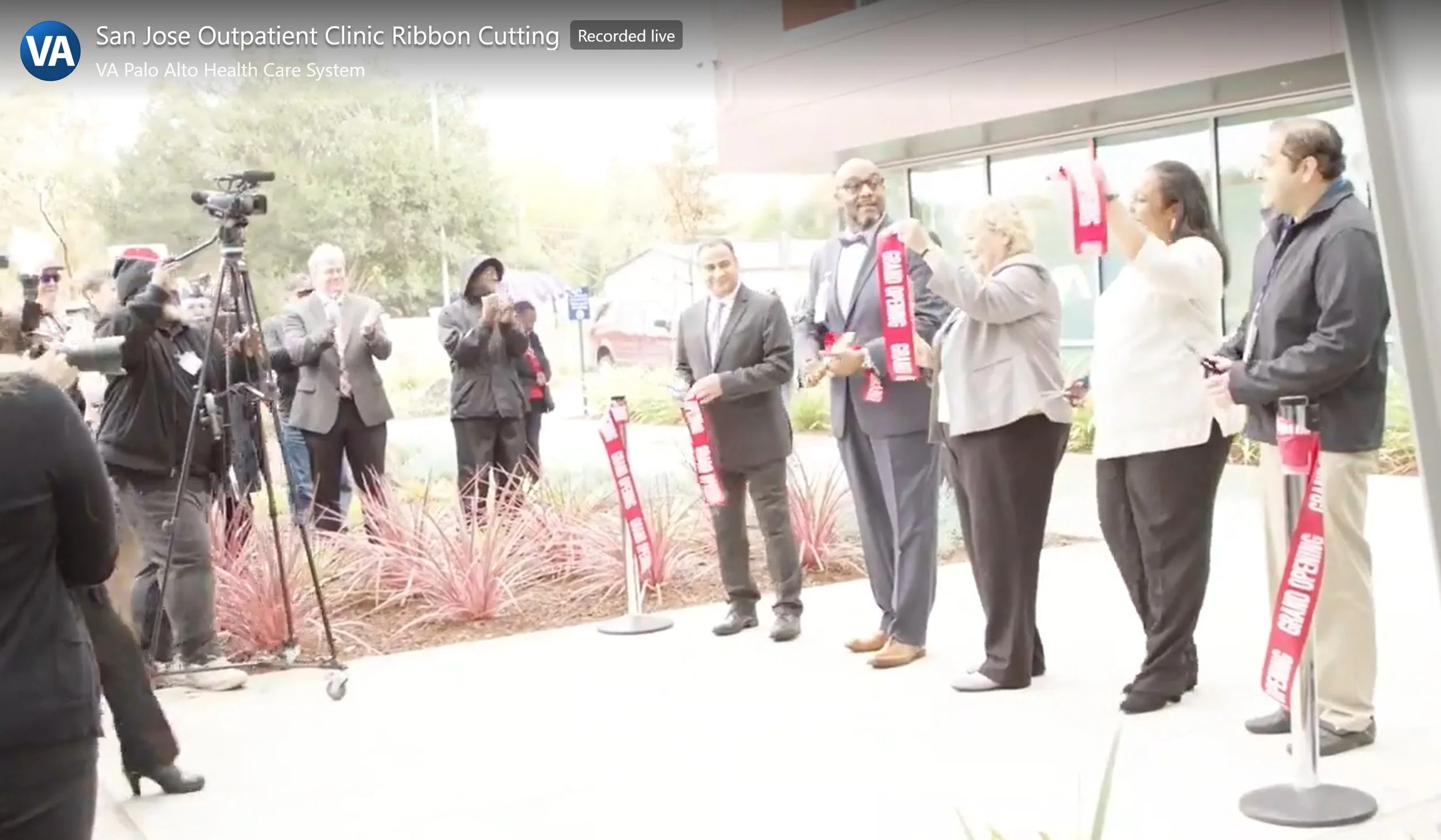 VA San Jose ribbon cutting