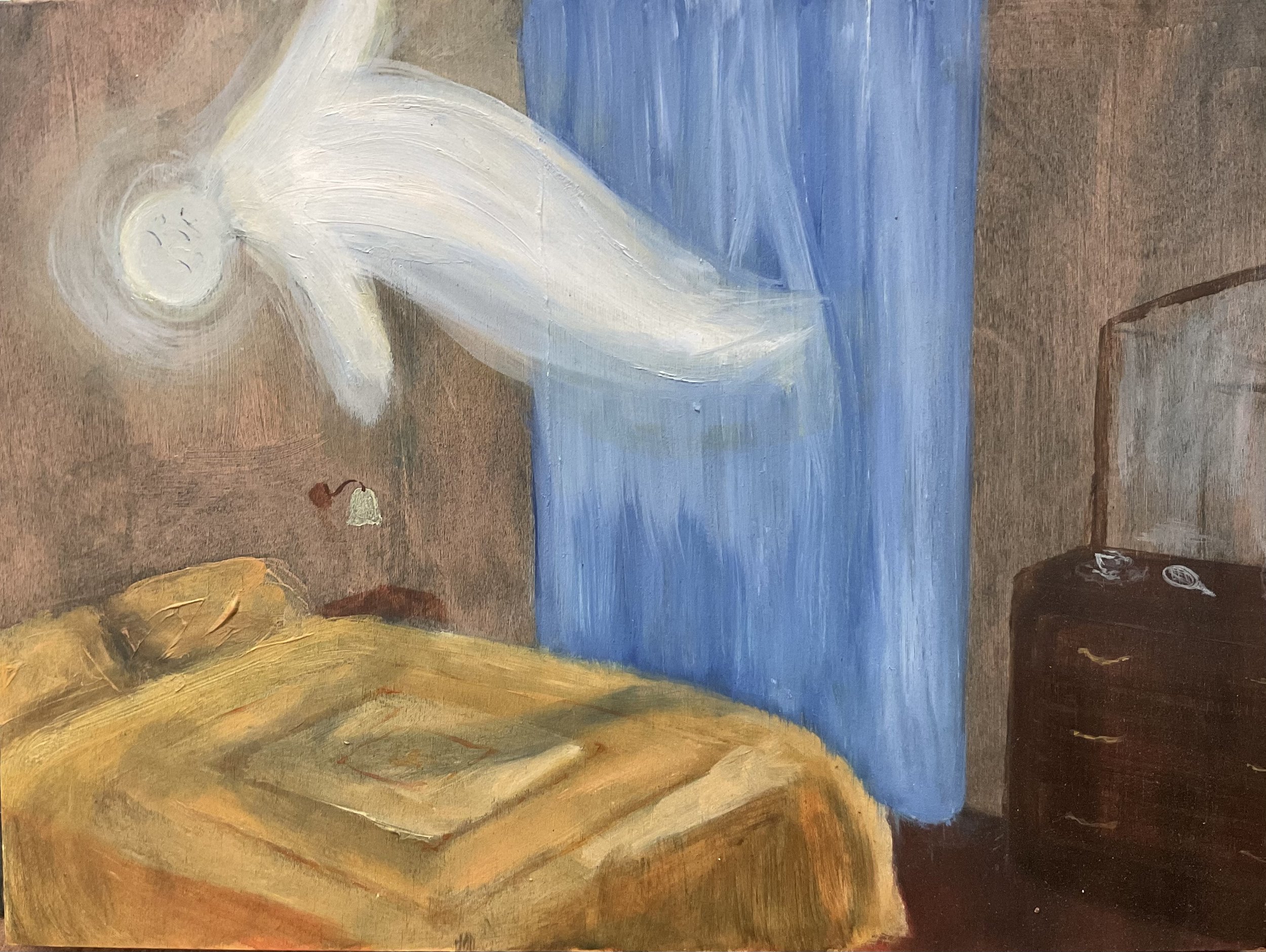 ‘A spirit visits while no one is home’