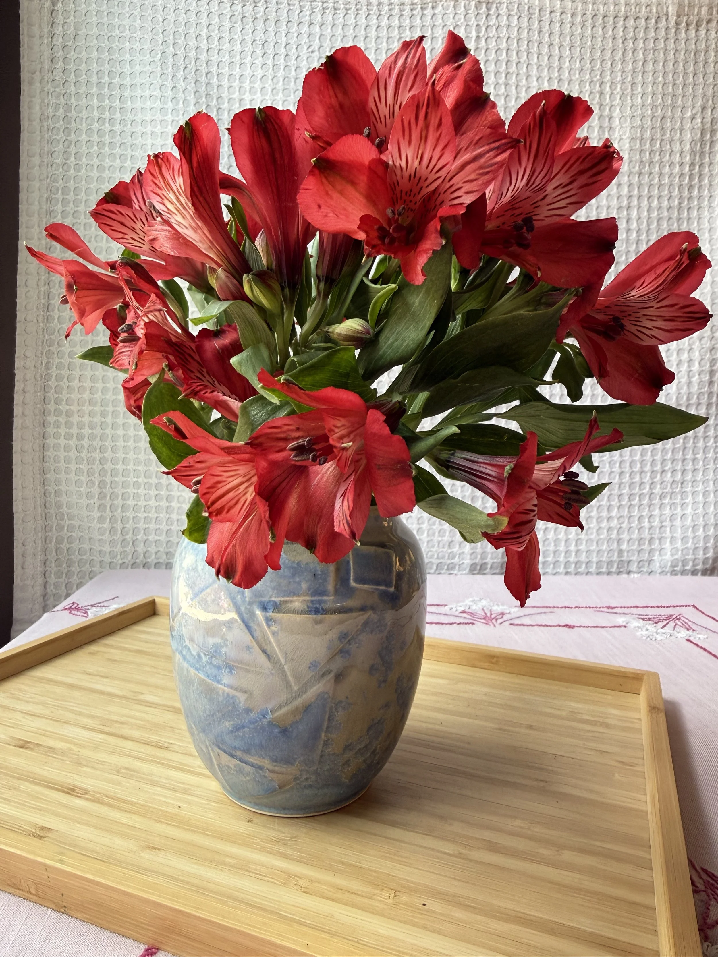 Frost Blue Vase