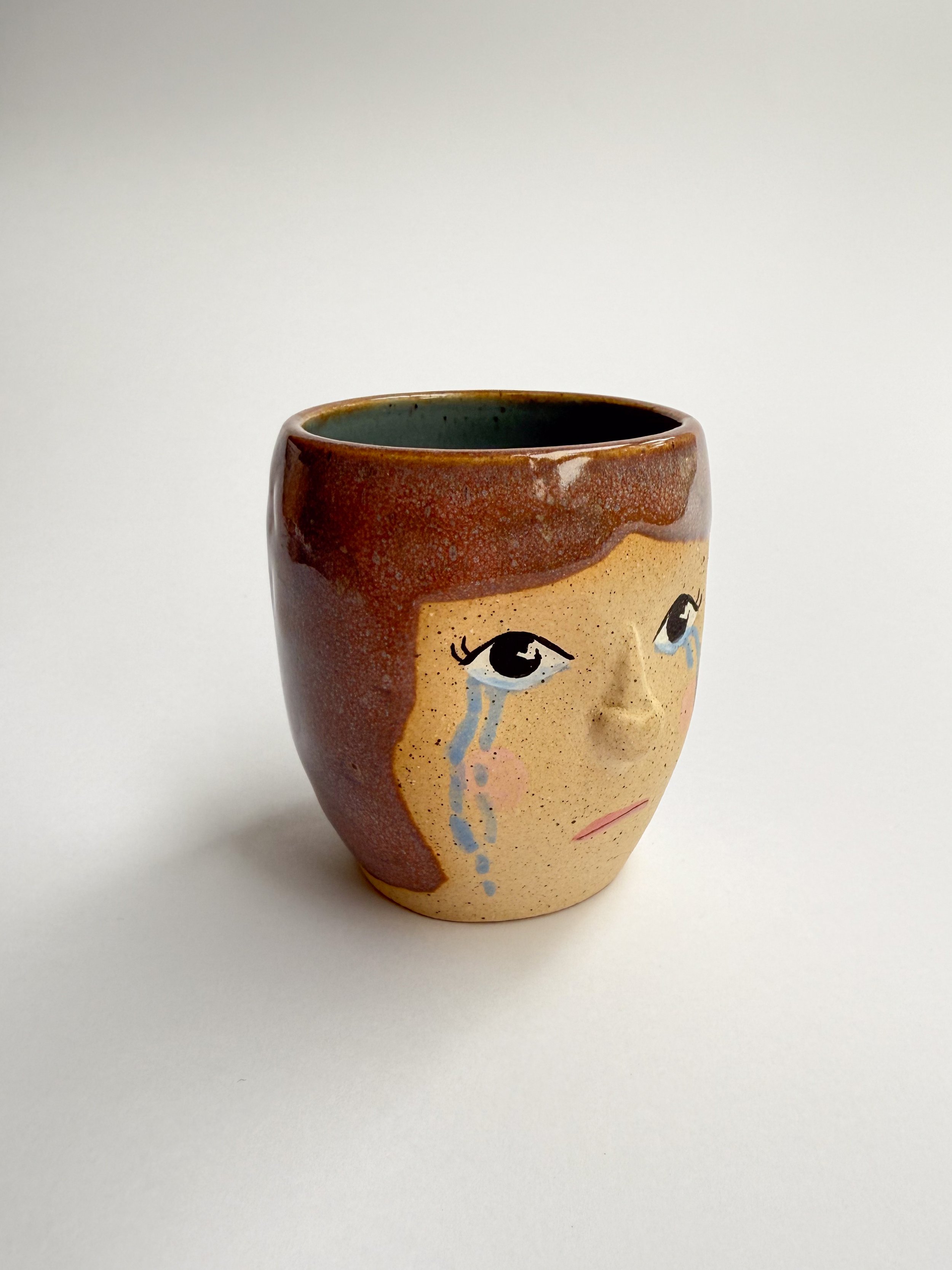 Auburn Face Cup - Crying