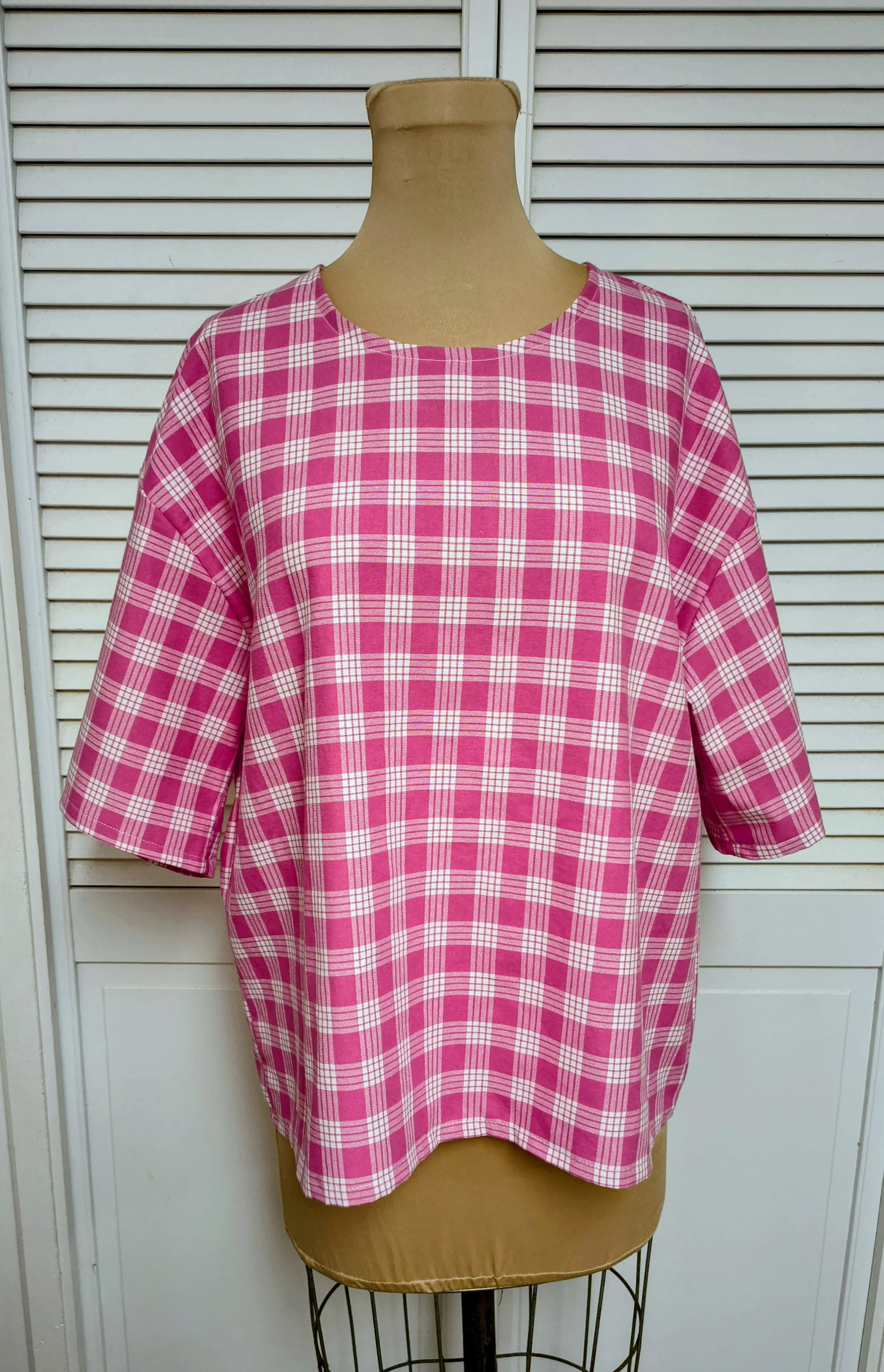 pink palaka half sleeve blouse.jpg