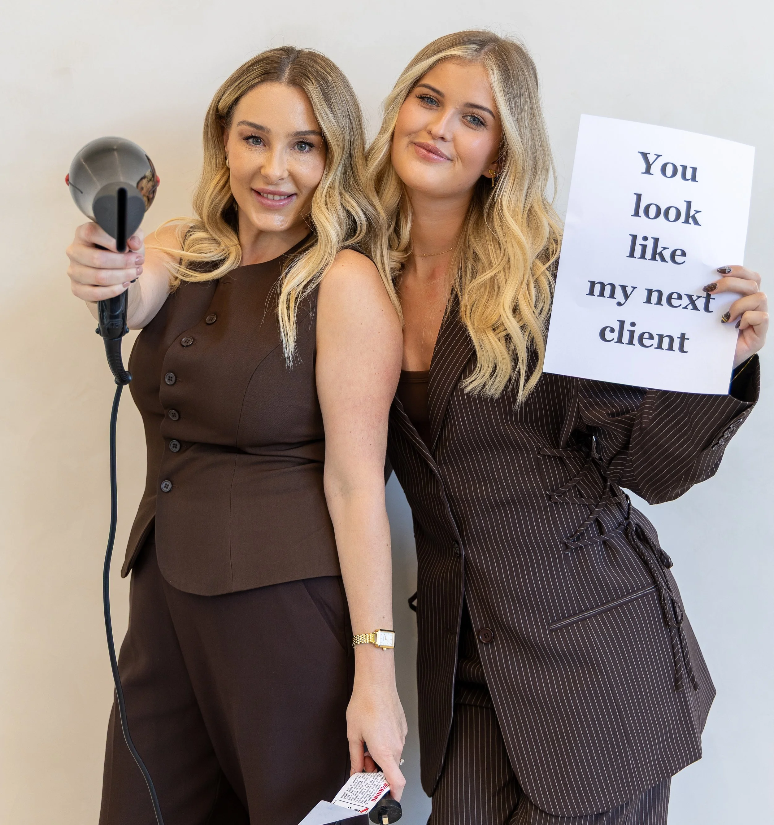 POV: You just found your new salon 🤎

Just two girls who are completely obsessed with creating beautiful hair and making you feel your absolute best ✨

Whether you&rsquo;re dreaming of brighter blonde, seamless extensions, a lived in colour refresh,