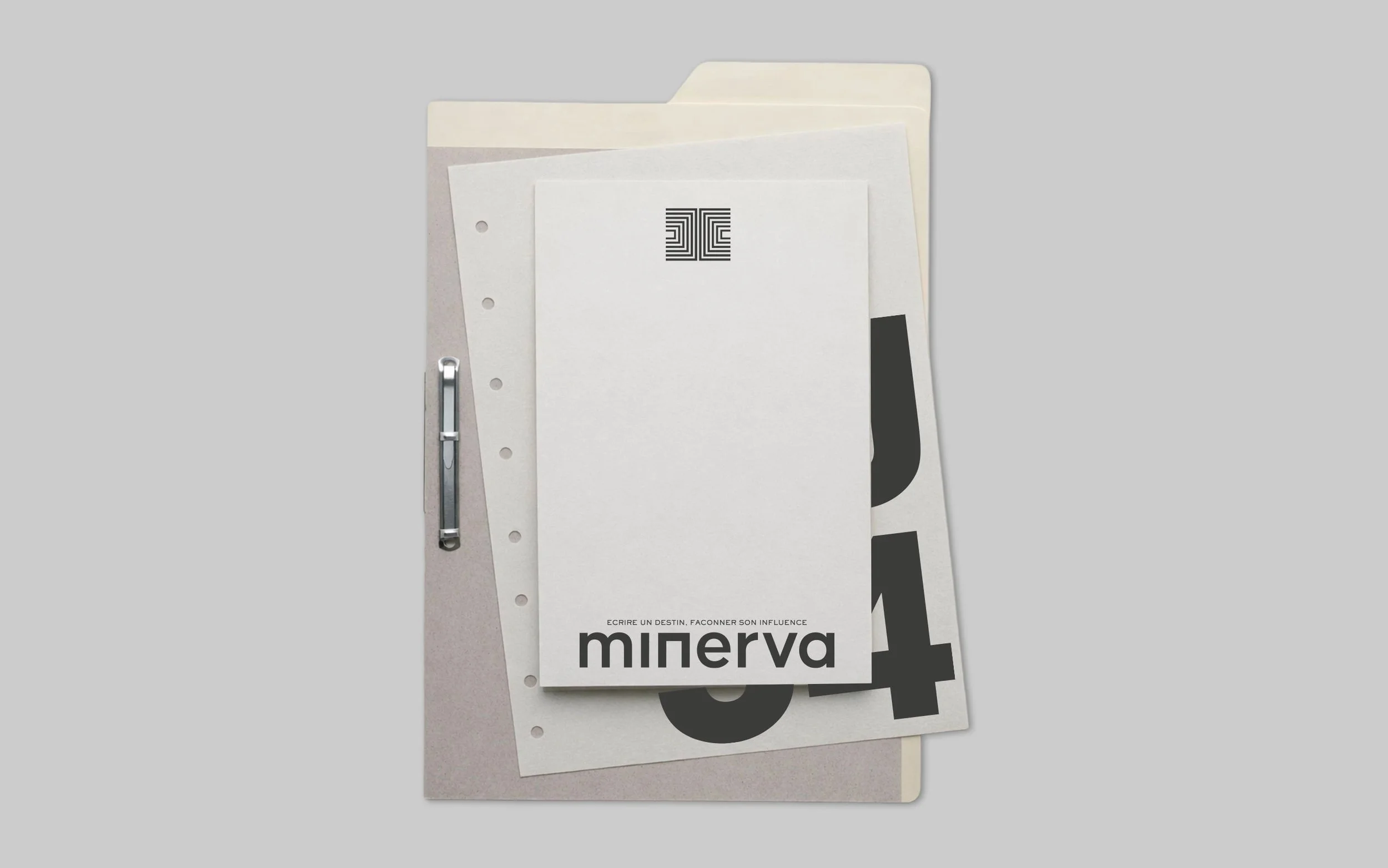 Minerva — Visual Identity, logtype & symbol