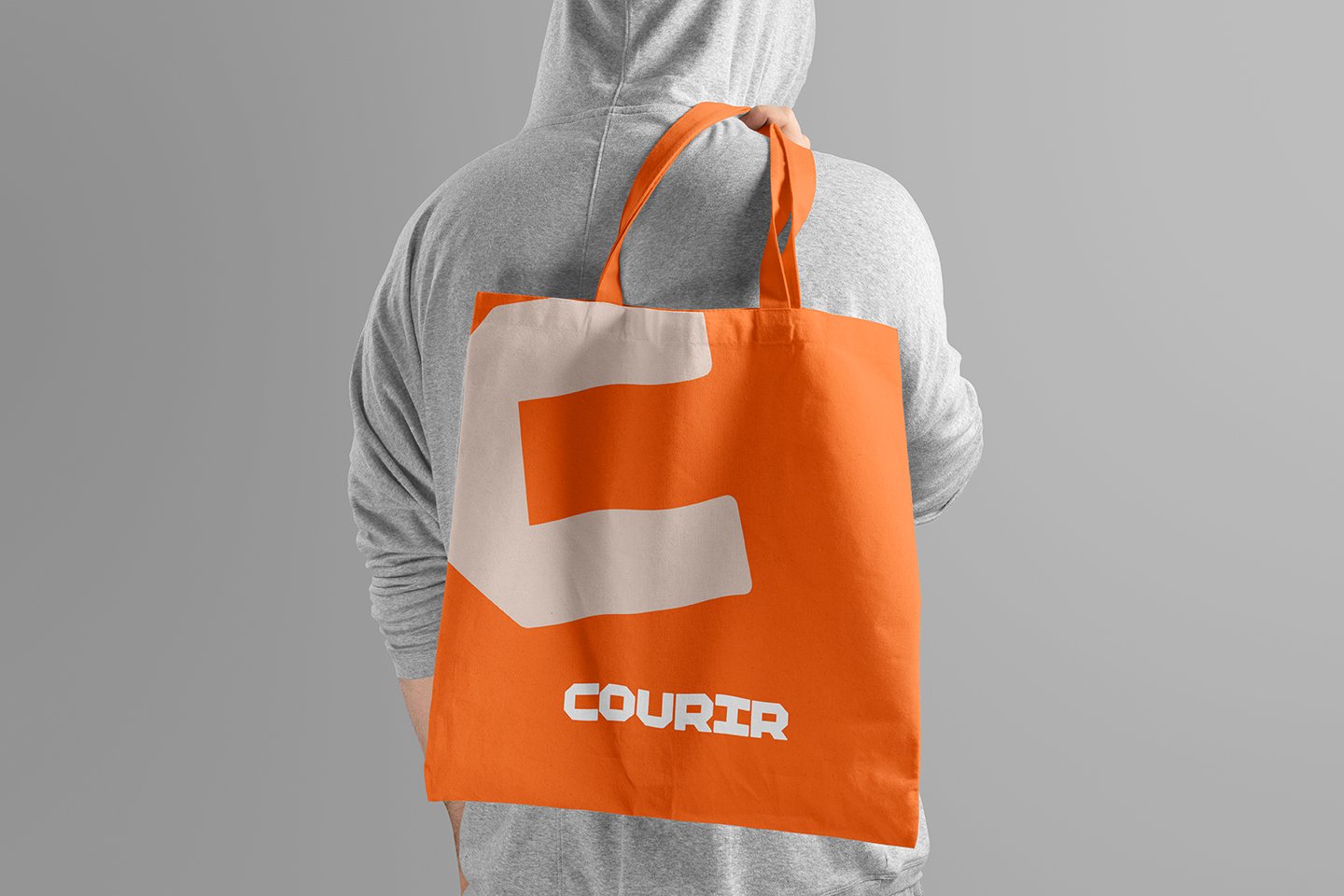 Courir shop, logotype brand identity buronouvo Lionel Massias Neville Brody