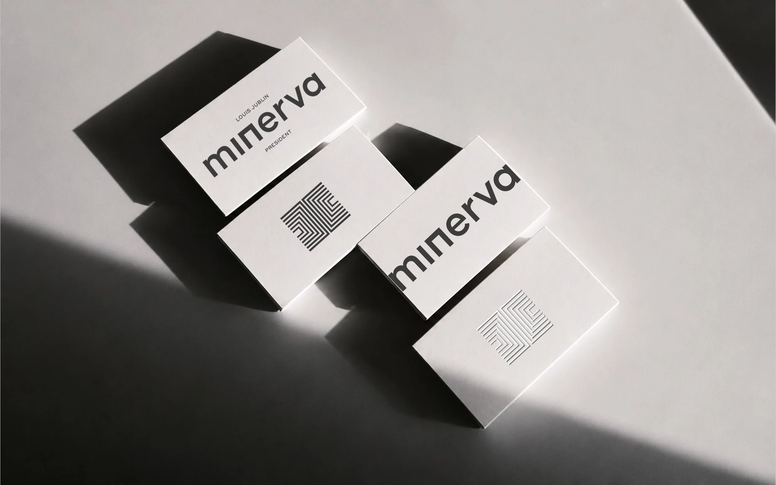 Minerva — Visual Identity, logtype & symbol