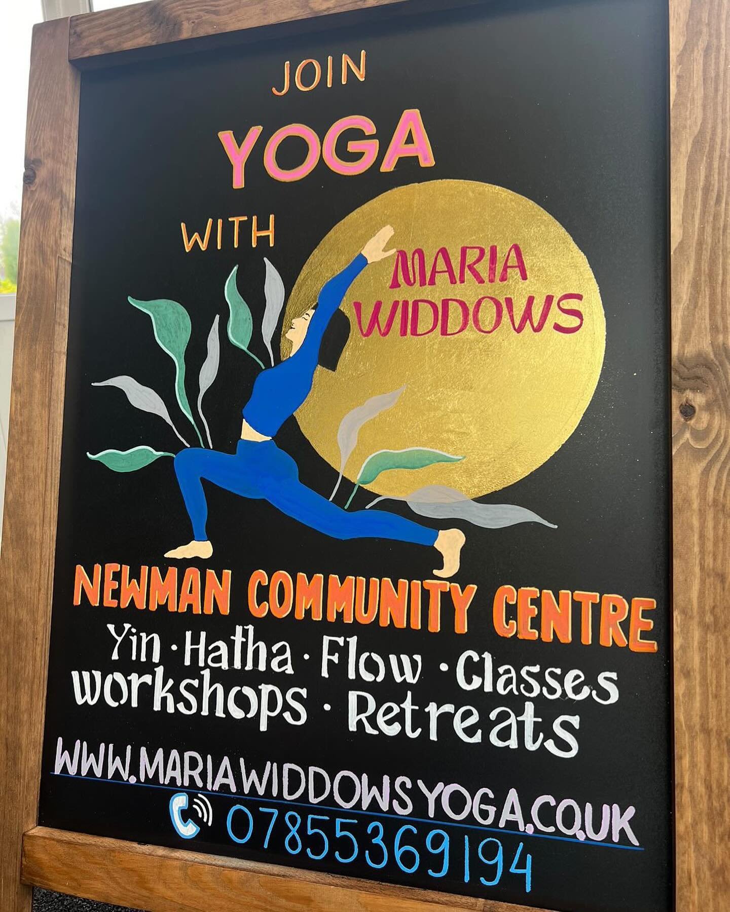 Come &amp; see the new sign tomorrow! 

And then come to yoga!!!

✨TUESDAY 9:30am✨
 Beginners &amp; Beyond
  Newman Centre, Boldmere

✨TUESDAY 12pm✨
 Gentle Yoga
  The Cancer Support Centre, 
  Sutton Coldfield

✨TUESDAY 7:15pm✨
 Yoga Flow
  Newman C