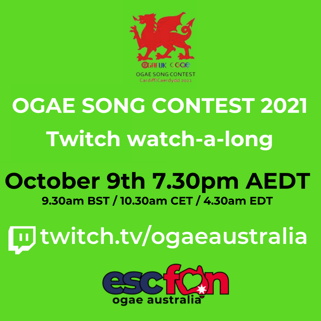 OGAE Song Contest 2021 Cheat Sheet