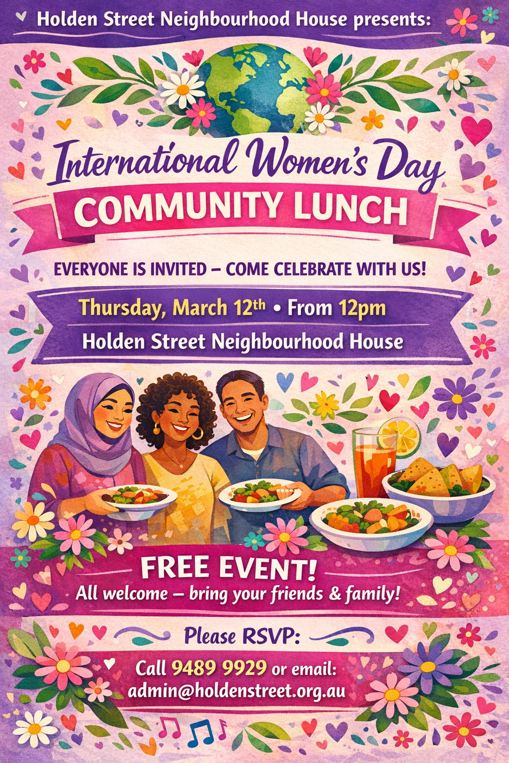 International Women's Day Community Lunch