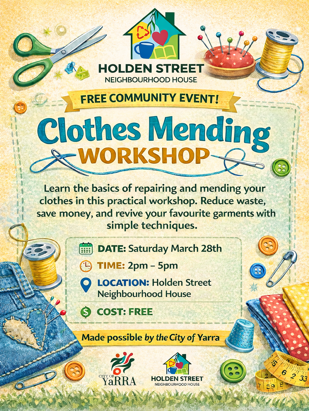 Clothes Mending Workshop