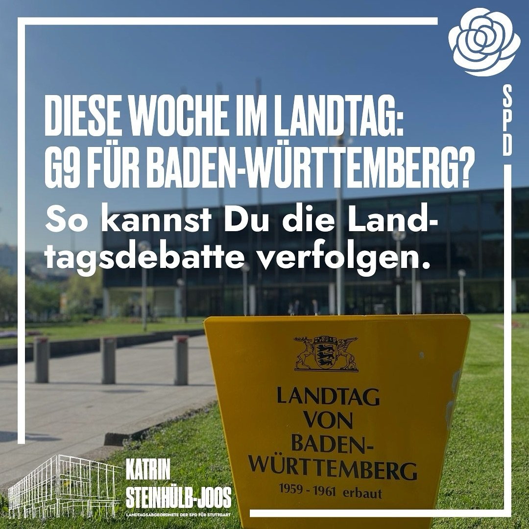 👉&Uuml;ber 100.000 Unterschriften hat die Initiative Volksantrag &ldquo;G9-Gesetz&rdquo; gesammelt und somit daf&uuml;r gesorgt, dass ihr Anliegen nun im Landtag von Baden-W&uuml;rttemberg behandelt wird. So funktioniert gelebte Demokratie!

🚨In di