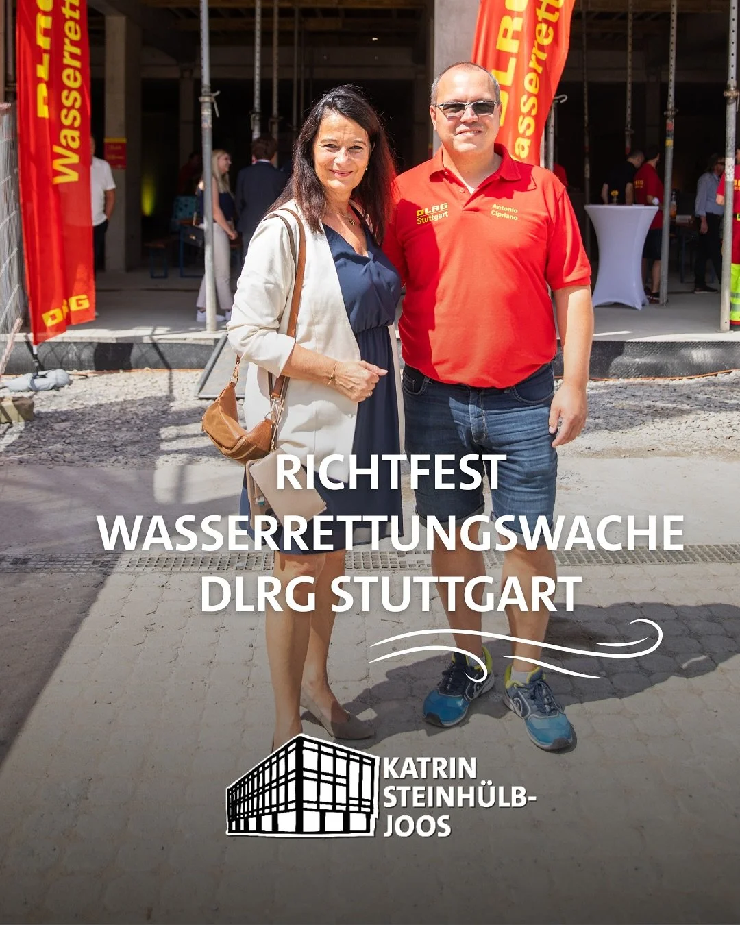 ☀️Die DLRG Stuttgart hat am Max-Eyth-See ihr neues Bezirksgebäude vorgestellt und mit vielen Engagierten gefeiert. Ich war sehr gerne mit dabei.
🤝Mit DLRG-Vorsitzendem Cipriano und Bezirksvorsteher Hans-Peter Bohlmann habe ich über das ne