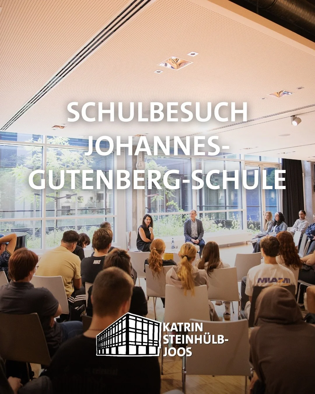 🏫Von großem Interesse sind für mich stets die Besuche an den beruflichen Schulen, noch dazu wenn sie, wie die Johannes-Gutenberg-Schule am Hallschlag, in meinem Wahlkreis liegen.
💬Neben einem Gespräch mit der Schulleitung stand auc