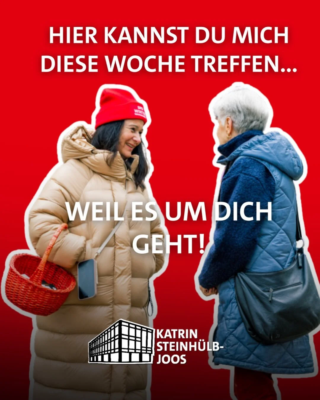 📅Montags teile ich hier meine Termine der Woche&hellip;

🤝Ich bin im Wahlkreis unterwegs, im Gespr&auml;ch mit den Menschen und offen f&uuml;r eure Anliegen.

🌐Alle &ouml;ffentlichen Termine findet ihr auch auf meiner Homepage:
Katrin Steinh&uuml;