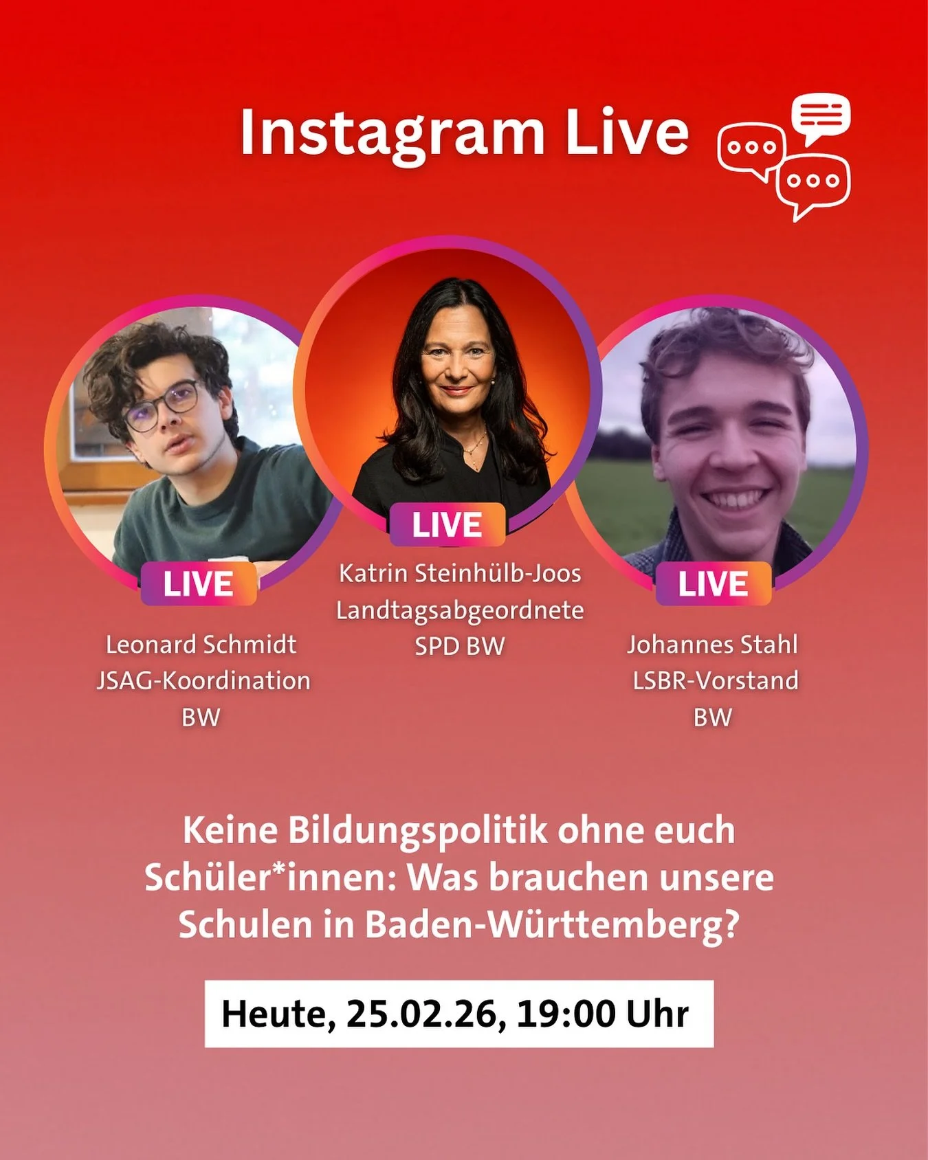 💬Ganz oft sprechen wir in der Politik &uuml;ber euch Sch&uuml;ler*innen anstatt mit euch.

‼️Schon als Schulleiterin war es mir ein gro&szlig;es Anliegen, auf die W&uuml;nsche und Ideen meiner Sch&uuml;ler*innen einzugehen.

👉Denn sind wir mal ehrl