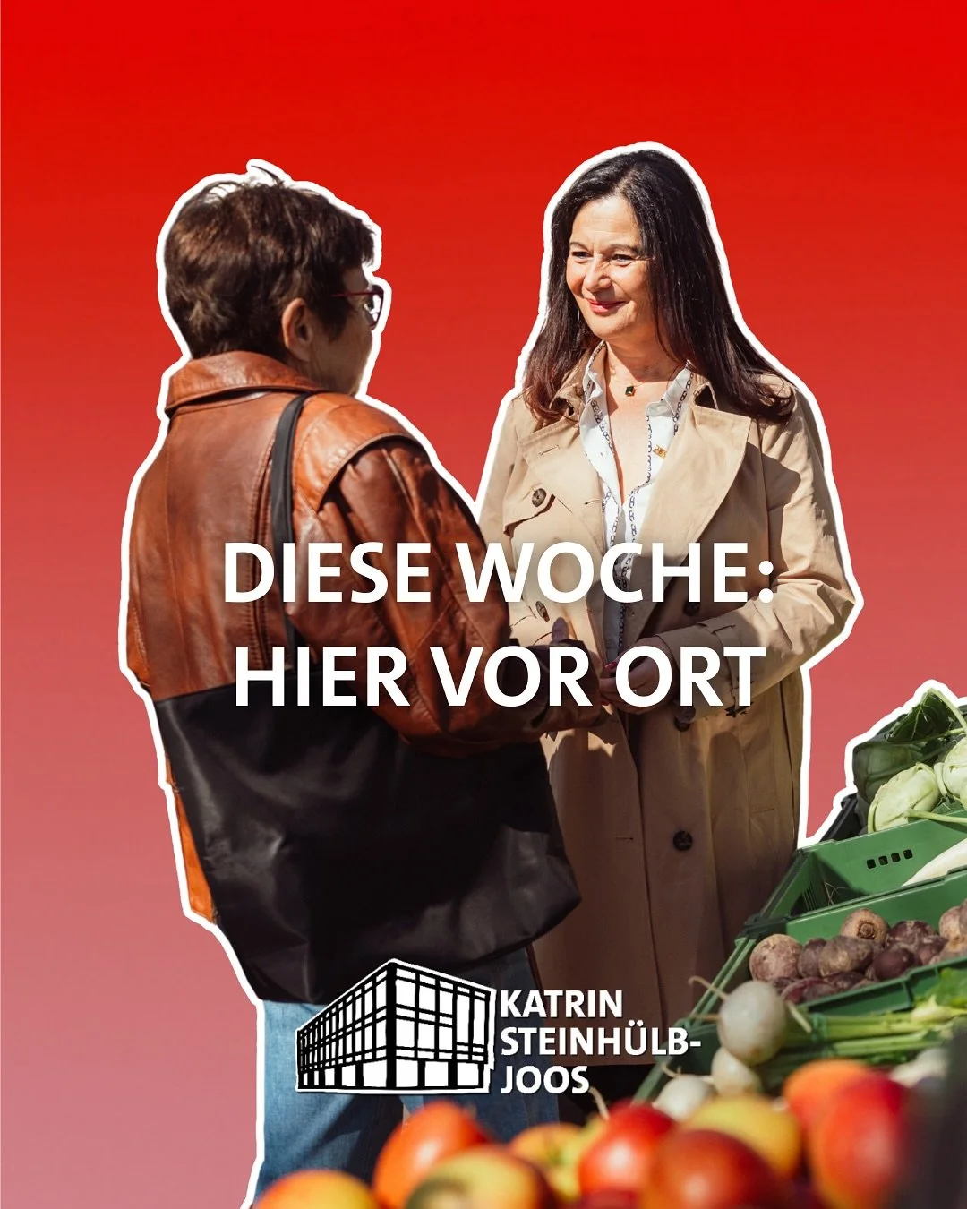🗓️Diese Woche steht ganz im Zeichen von Begegnung und Austausch: im Wahlkreis, auf Podien und im direkten Gespr&auml;ch vor Ort.

💬Ein Highlight ist mein Instagram Live am Mittwochabend: &bdquo;Keine Bildungspolitik ohne euch Sch&uuml;ler*innen &nd