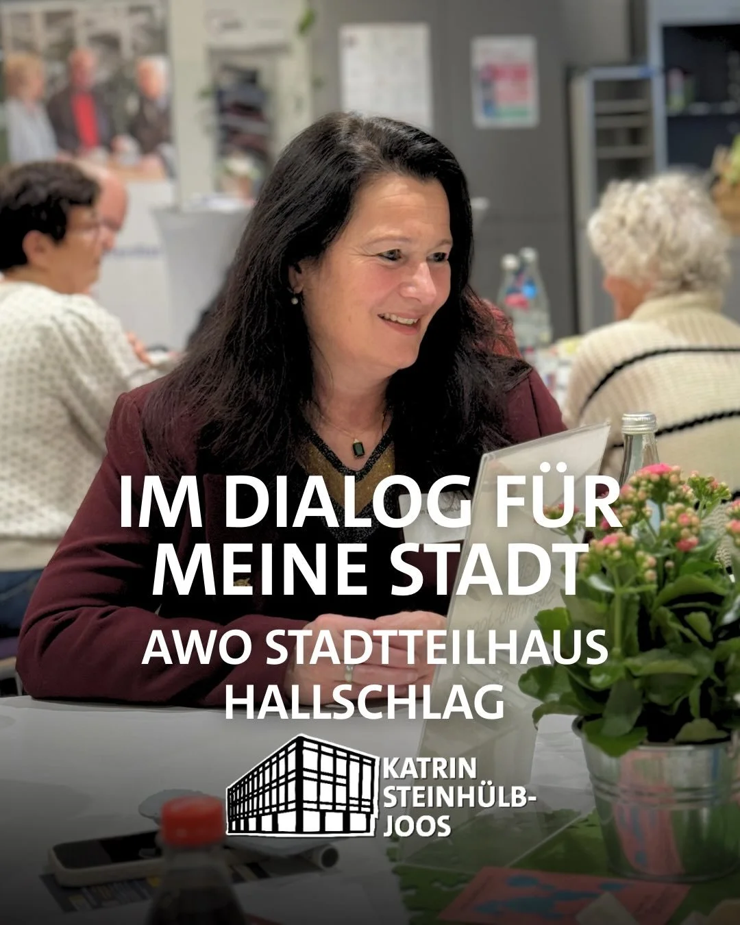 ✅Gelebte Demokratie &ldquo;Im Dialog f&uuml;r meine Stadt&rdquo;!

📌Im AWO Stadtteilhaus am Hallschlag hatte ich die M&ouml;glichkeit, mit vielen B&uuml;rgerinnen und B&uuml;rgern aus meinem Wahlkreis in den direkten Austausch zu gehen.

💬F&uuml;r 