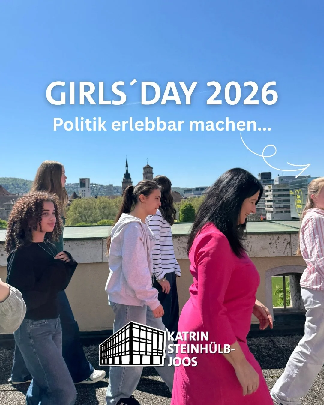 ✨Girls`Day 2026 im Landtag

💬Heute hatte ich die M&ouml;glichkeit, Sch&uuml;lerinnen in unserer Landtagsfraktion anl&auml;sslich des Girls&acute;Day zu begr&uuml;&szlig;en, um ihnen einen Einblick in unseren Beruf als Landtagsabgeordnete zu erm&ouml