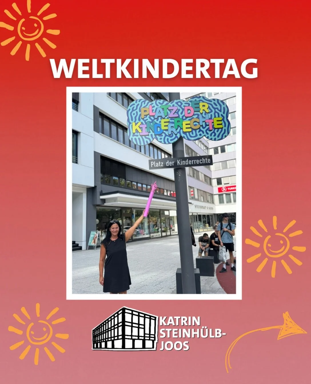 🎈 Heute ist Weltkindertag!

 💡 Ein Tag der daran erinnert, was jeden Tag gelten sollte: Kinder haben Rechte auf Schutz, Bildung, Beteiligung- und darauf, geh&ouml;rt zu werden.

💪 Mit dem Motto: ,,Starke Kinder, starke Zukunft&rdquo; wollen wir fe