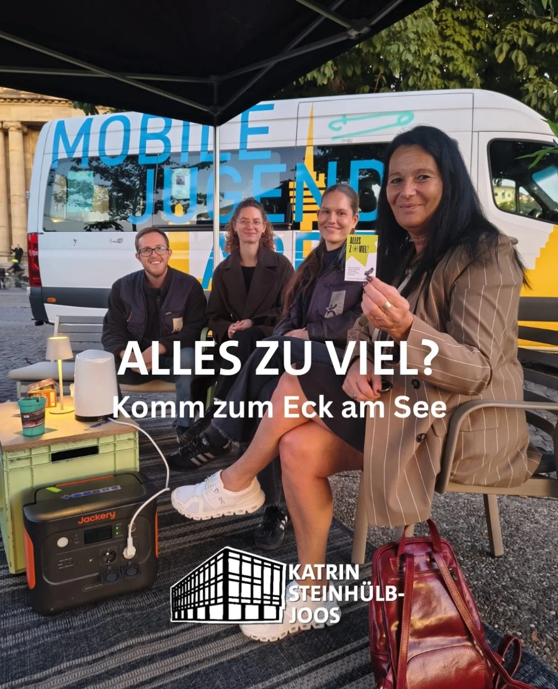 💬 Wo bin ich willkommen? An wen kann ich mich wenden? Manchmal braucht es einfach einen Ort, an dem jemand zuh&ouml;rt. Ohne Anmeldung, ohne H&uuml;rden und ohne Vorurteile.

❤️ Genau das bietet &bdquo;Eck am See&ldquo; der Mobilen Jugendarbeit Stut