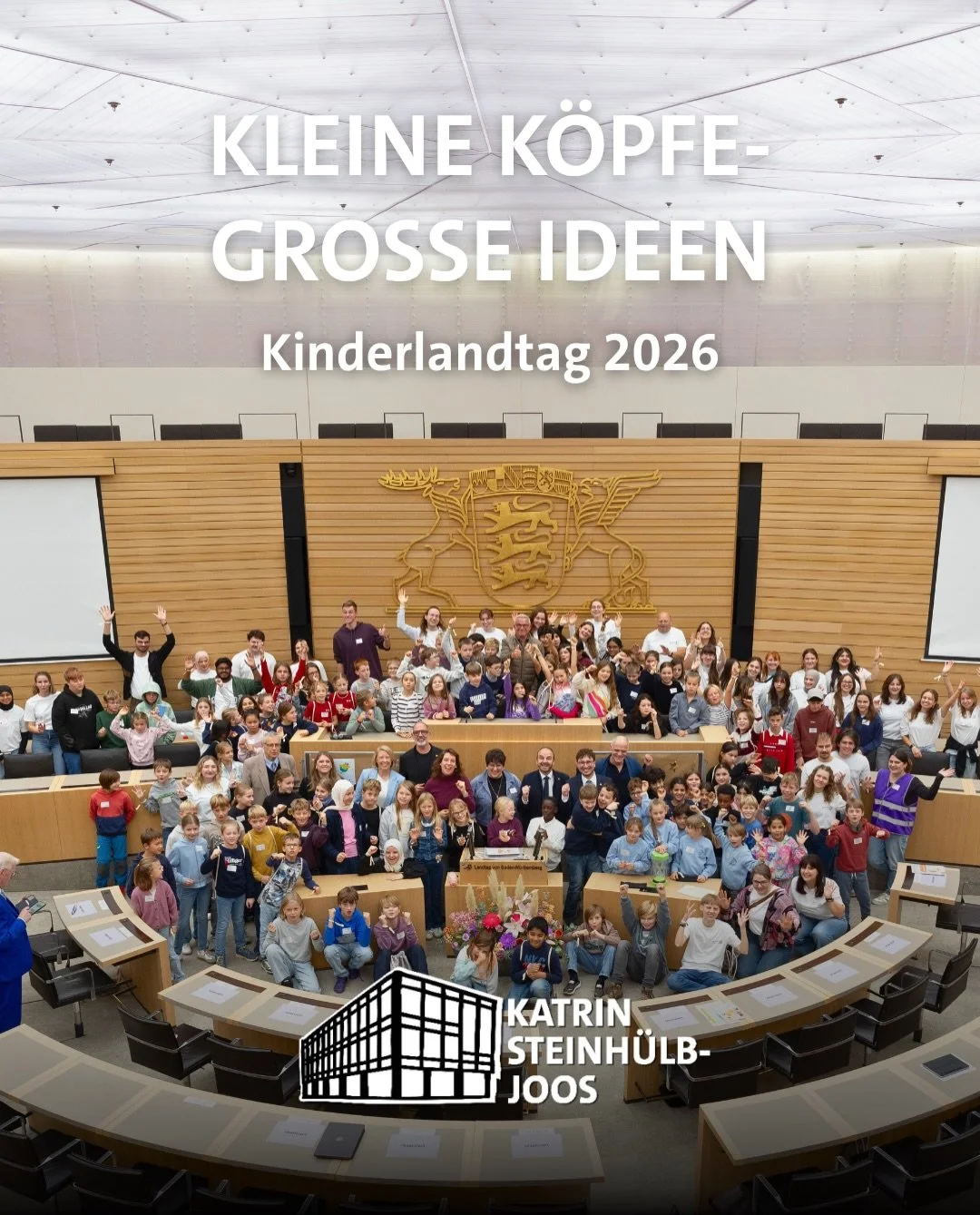 🏛️ Ein Landtag voller Kinder, Ideen und gro&szlig;er W&uuml;nsche! Beim Kinderlandtag 2026 haben Kinder aus ganz Baden-W&uuml;rttemberg gezeigt, dass Politik auch die J&uuml;ngsten etwas angeht.

💬 Ich habe mich mit den Kindern &uuml;ber ihre Ideen