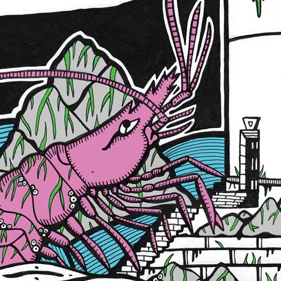 Attack of the Prawns 3 - James Nicholls Illustration