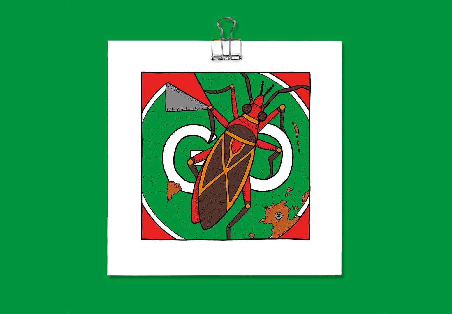 Go (a mini British Transport dystopia) - Giclee Print (Unframed)
