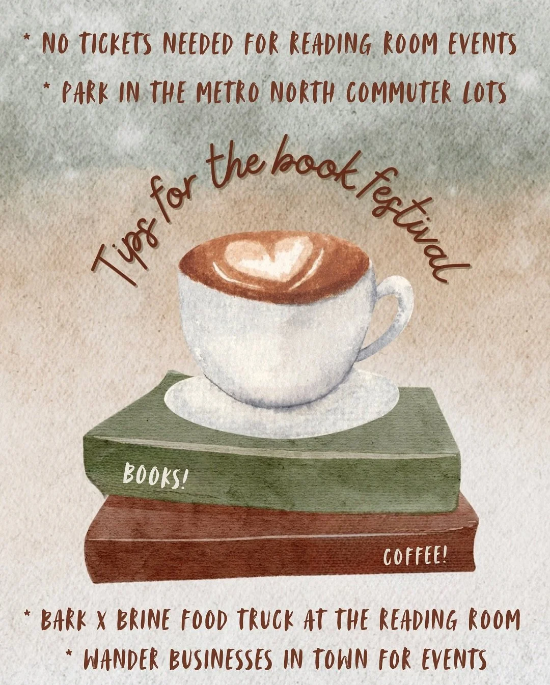 Tomorrow!!! Our authors will be at the Reading Room throughout the day, starting at 9:30am. Stop by, take a wander through town, meet your favorites or find a new favorite. Let&rsquo;s talk BOOKS all day! See you in the morning!! #bookstore #books #e