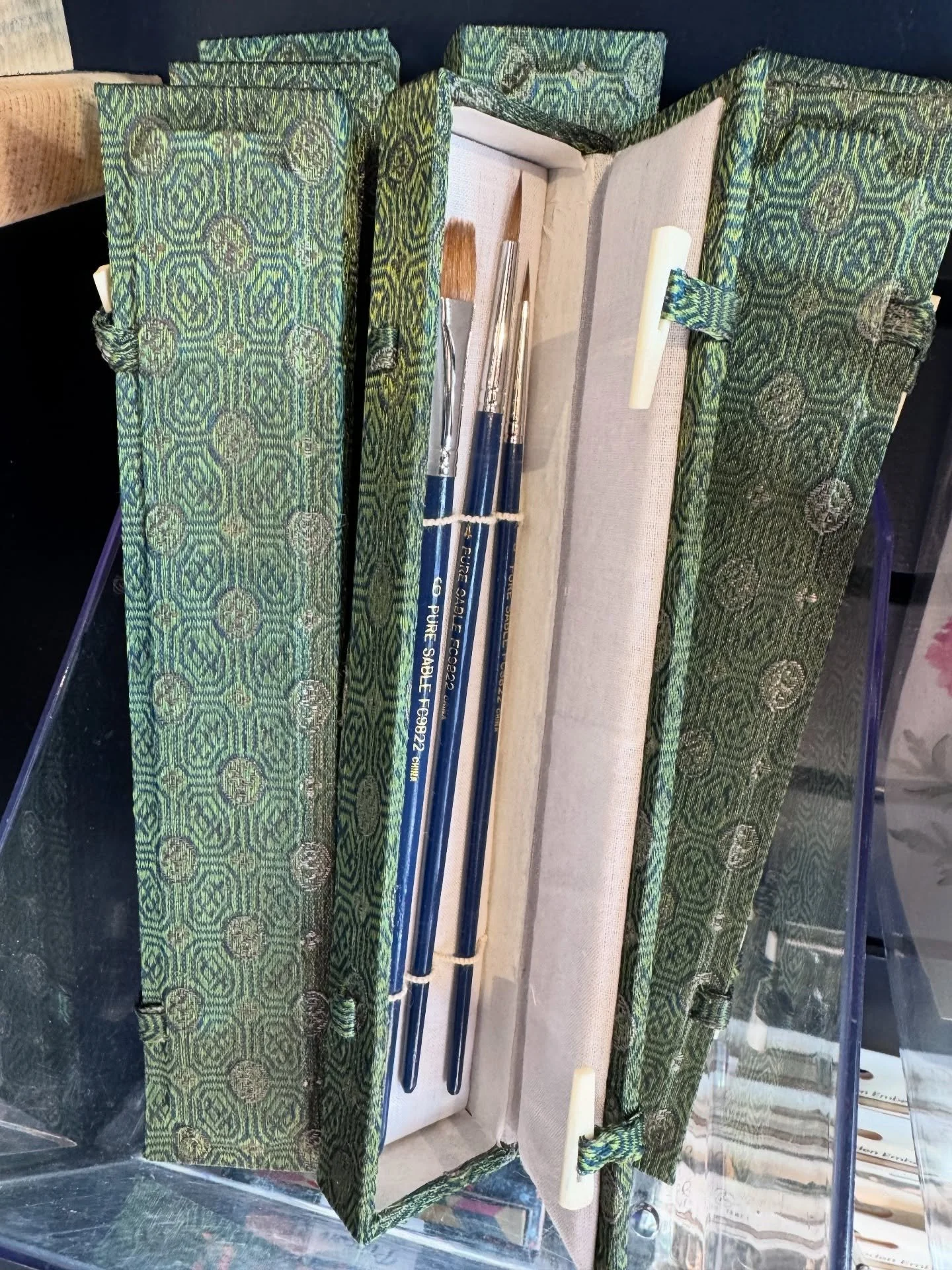 Gorgeous new brushes and watercolor paint sets - perfect for the artist or aspiring artist in your life. #artsupplies #paint #create #art #brushes #watercolor #gift #bookstore #coffeeshop #katonah #bedford #newyork @katonahdaily