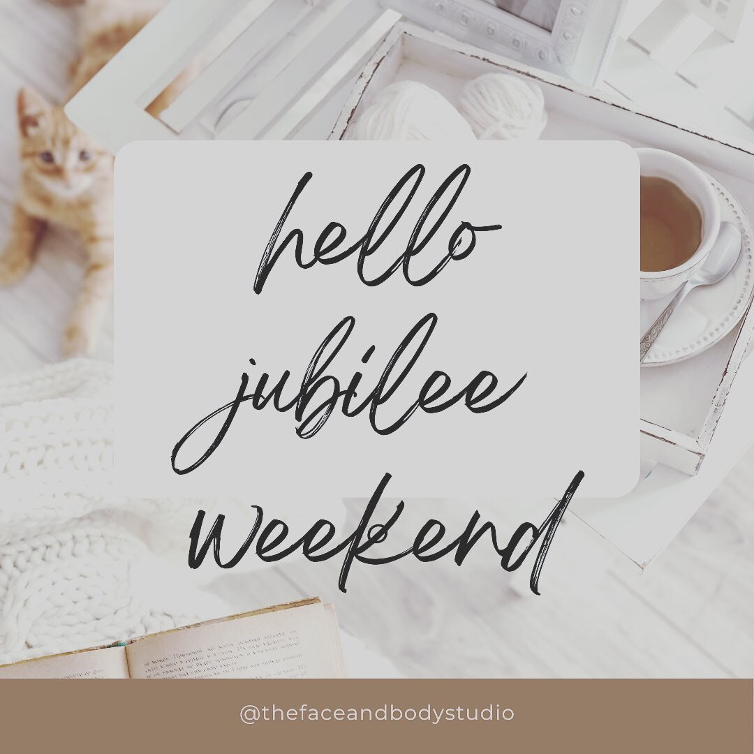 Hope you&rsquo;ve all got a fun back jubilee weekend planned! Have fun!! #jubilee #weekend #jubileeweekend