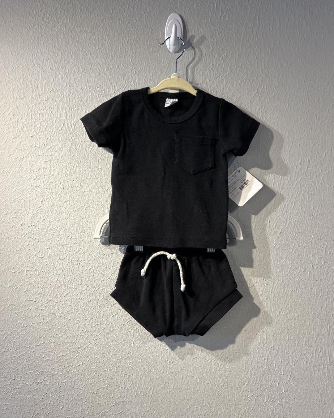 This little black shorts and tee shirt came in used, and I am obsessed with the quality! It&rsquo;s super thick cotton, soo soft &amp; comfy! Knowing these hold up so well, I had to order some new ones for the shop

Sooo&hellip;Check out our adorable