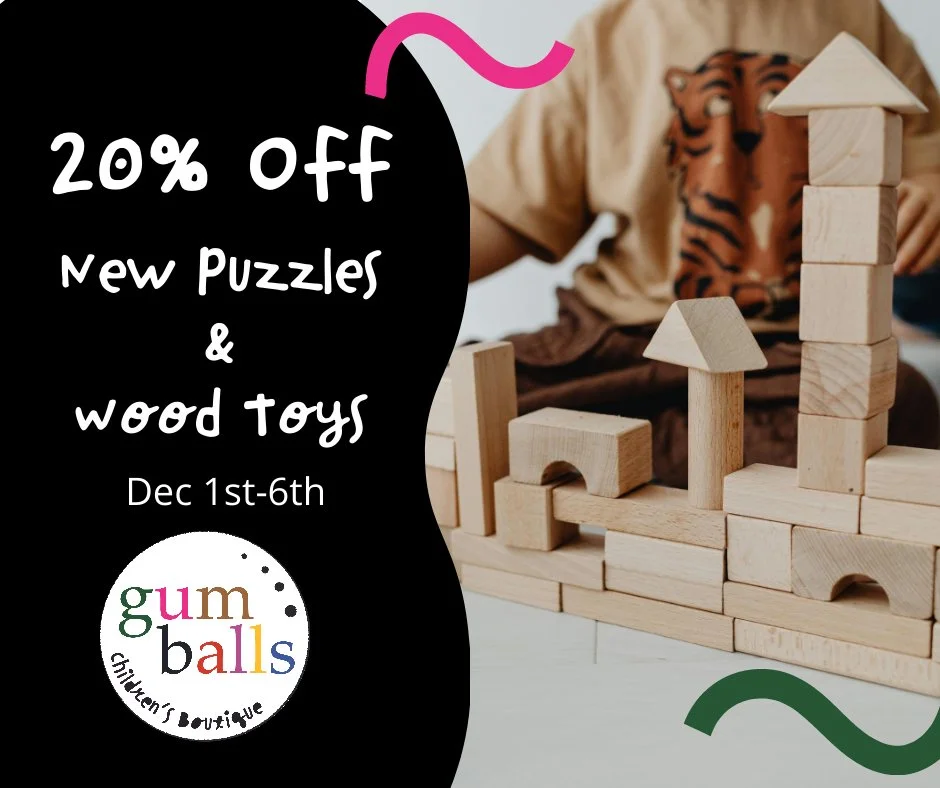 20% off New Puzzles and Wood Toys