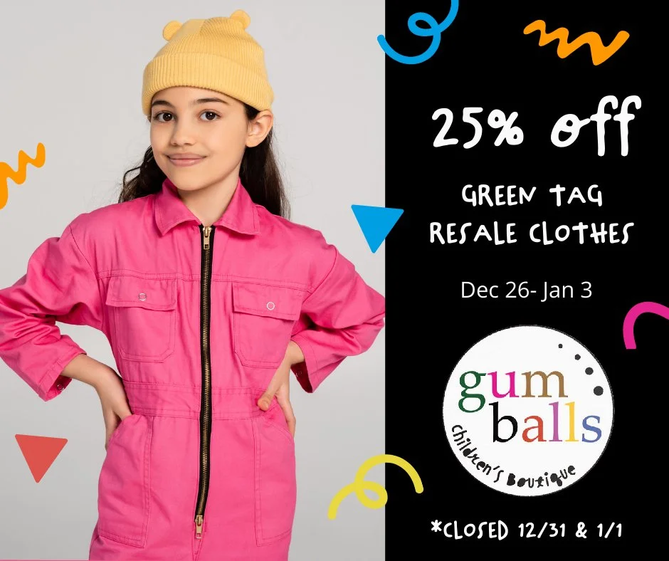 25% Off Green Tag Resale Clothes
