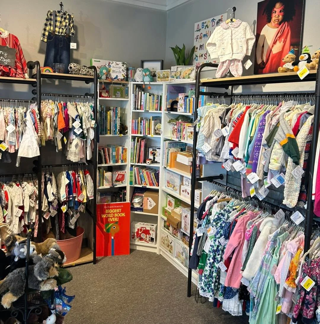 Our Vintage expansion is officially complete! We are so excited to finally have the space to showcase our massive collection. Pieces are flying off the racks, so it&rsquo;s the perfect time to bring in your kids' pre-loved vintage and trade up for so