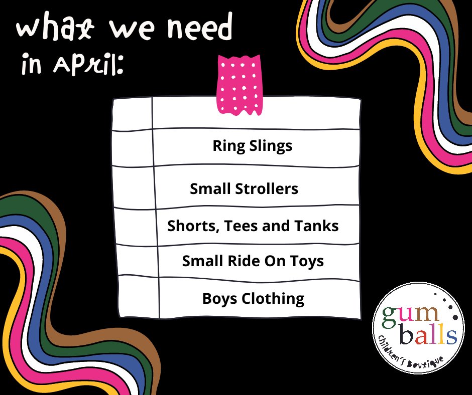 I'm having so much fun doing our spring buys! Spring cleaning has officially begun and I am SO here for it! Definitely keep us in mind as you&rsquo;re sorting through those closets. 

Right now, we&rsquo;re on the hunt for ring slings, small travel s