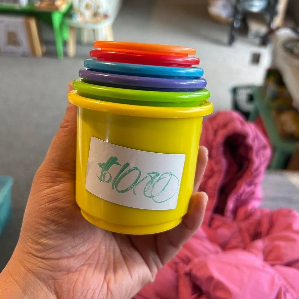 Had my kids 'help' in the shop this weekend. Apparently, the current market rate for stacking cups is $10,000. 😆