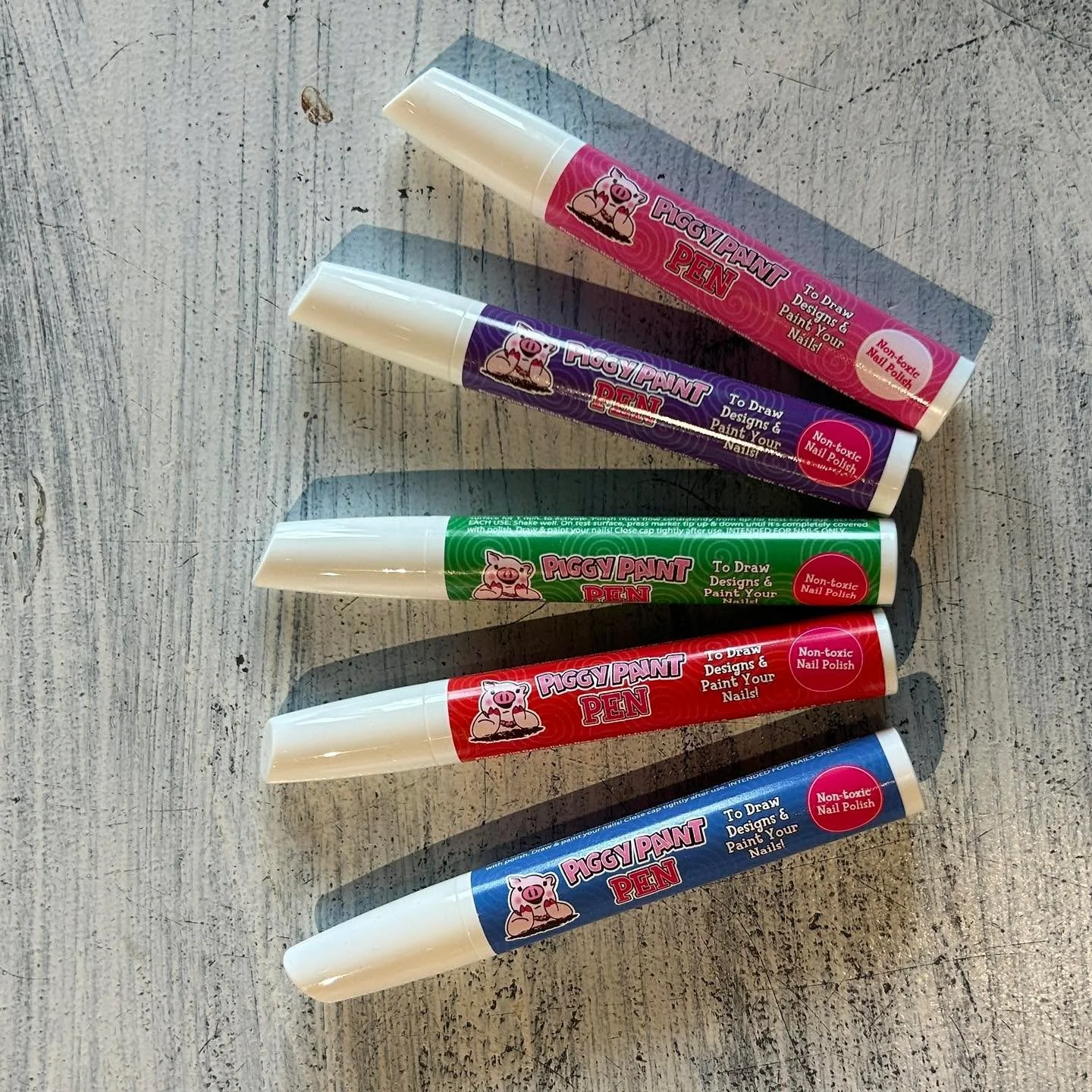 New Piggy Paint nail polish PENS!

I just ordered one of each color to try them out. 

They retail for $12, but mention this post and you can have one at cost ($6) to try! Tell me what you think! Should I order more? 

*this deal valid though May 13t