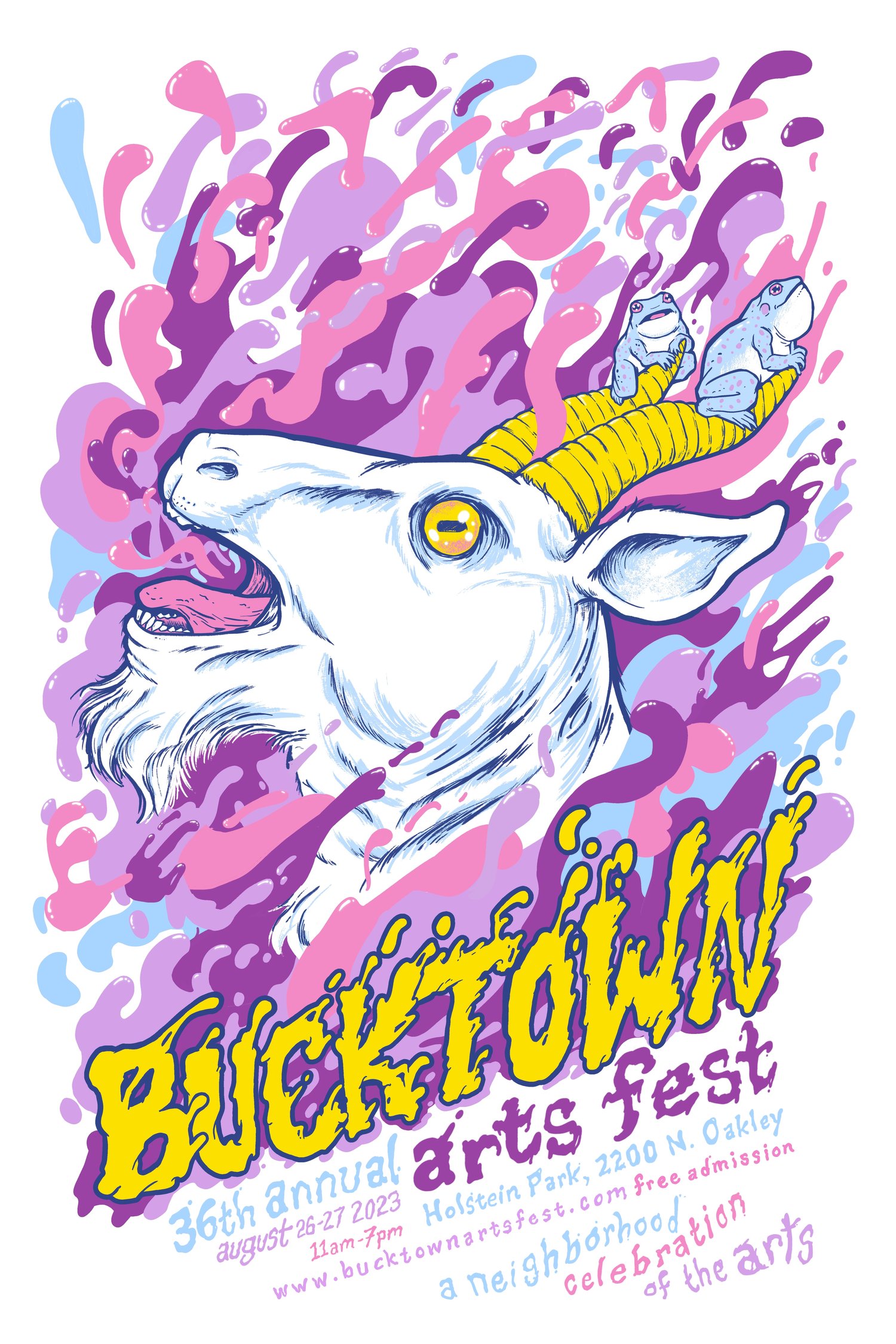Poster — Bucktown Arts Fest AUG 2425, 2024